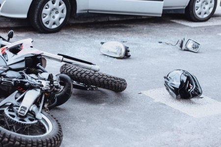 В Холмогорском районе по вине бесправного мотоциклиста произошло ДТП